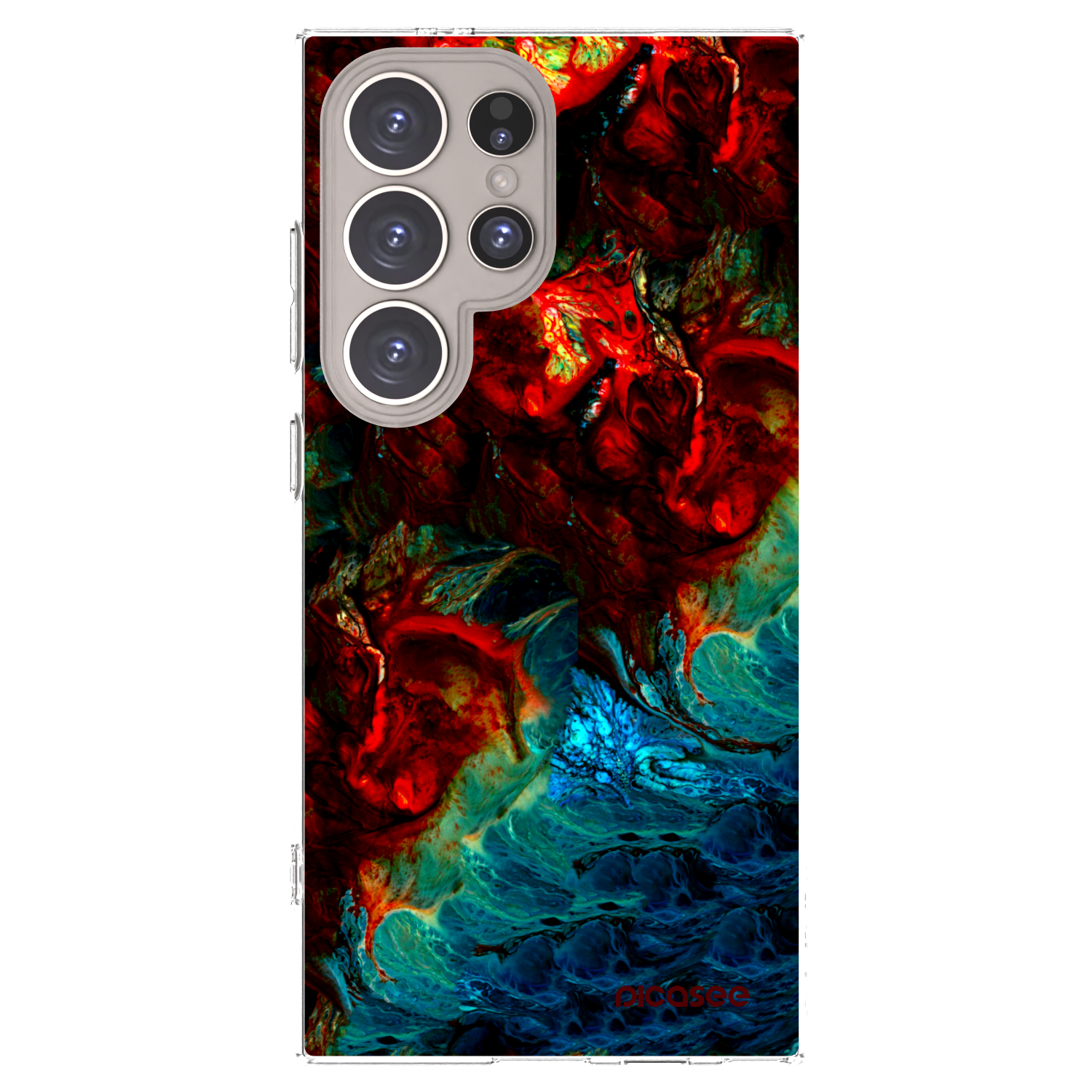 Picasee silikonski prozorni ovitek za Samsung Galaxy S24 Ultra S928B 5G - Universe