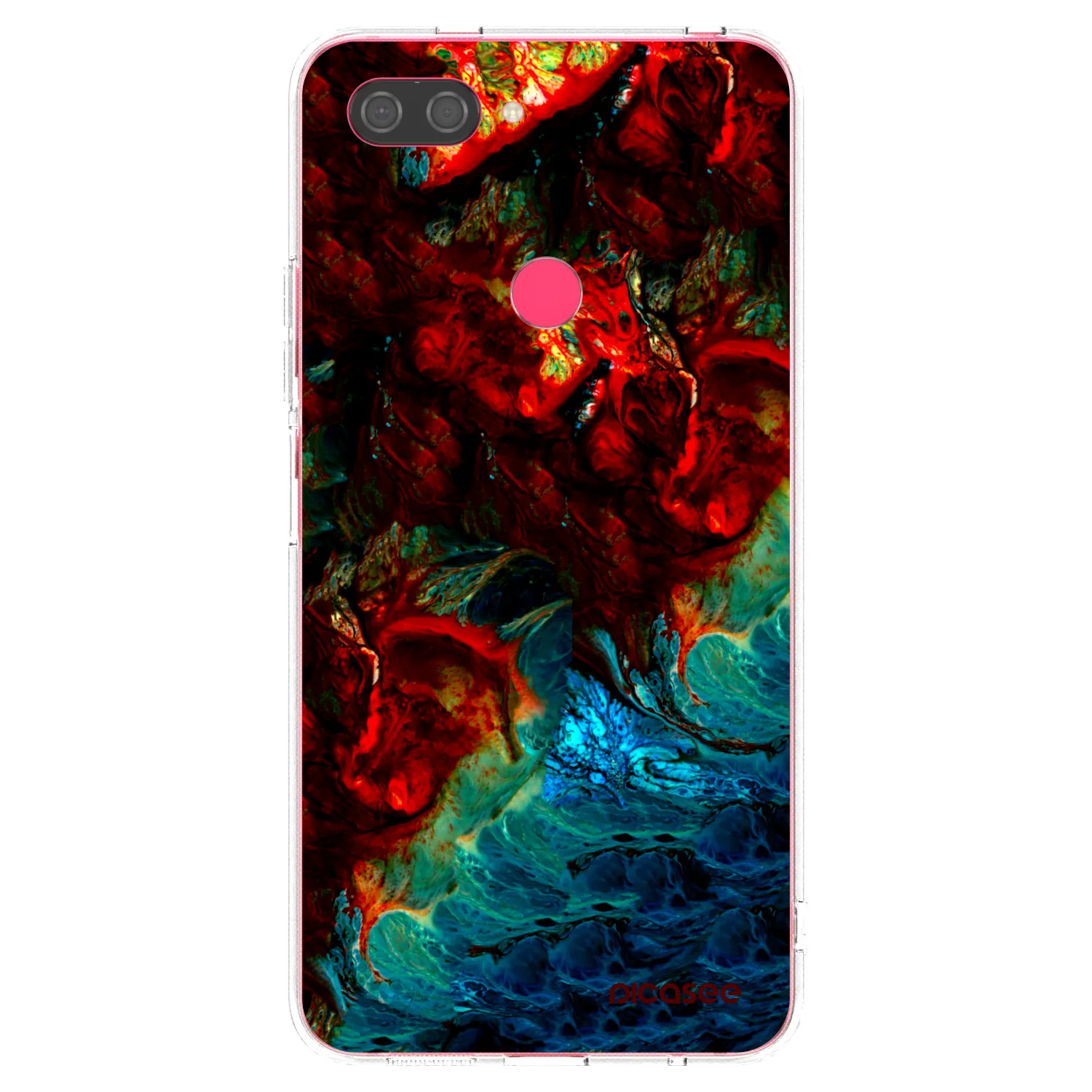 Picasee silikonski prozorni ovitek za Xiaomi Mi 8 Lite - Universe