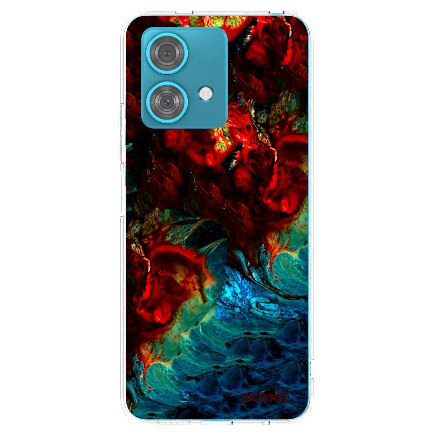 Picasee silikonski prozorni ovitek za Motorola Edge 40 Neo - Universe