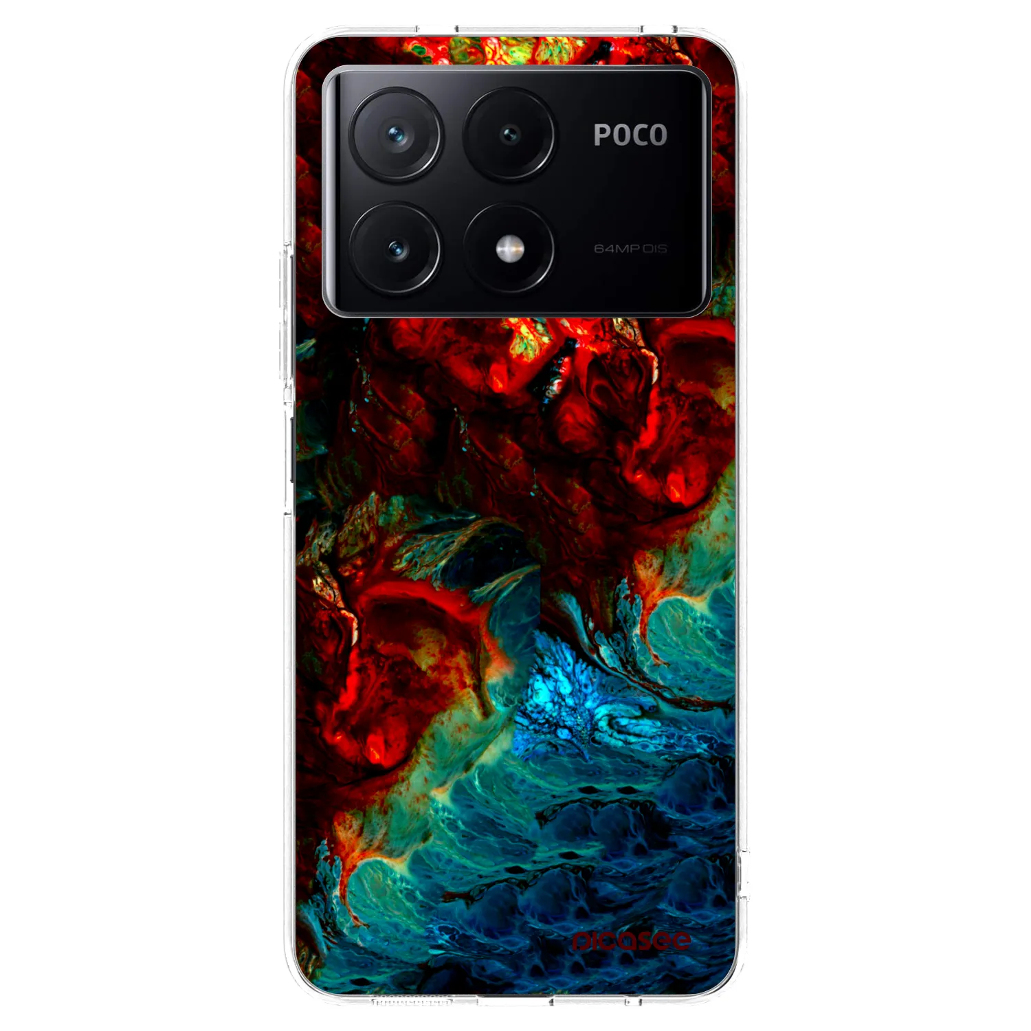 Picasee silikonski prozorni ovitek za Xiaomi Poco X6 Pro - Universe