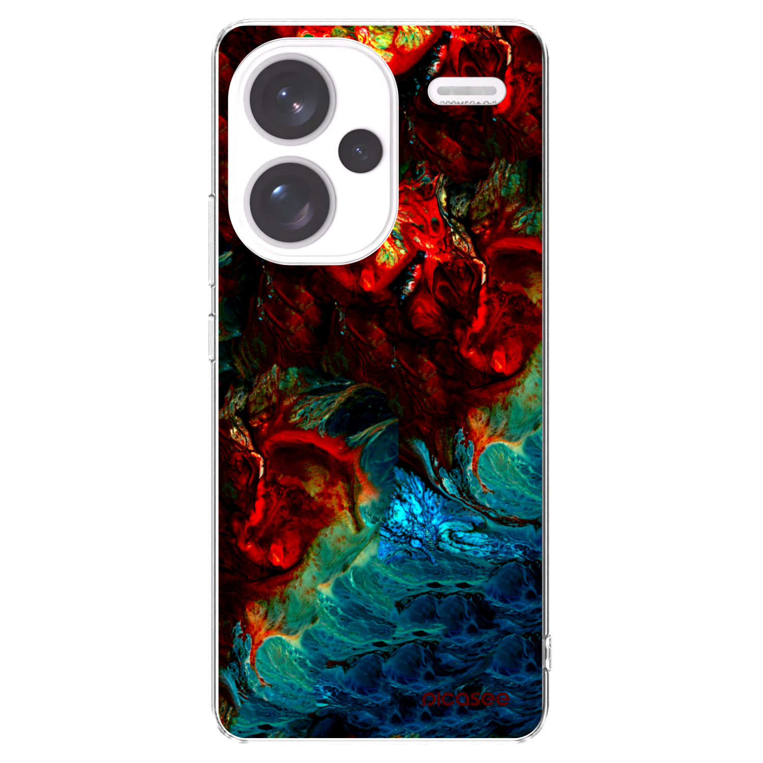 Picasee silikonski prozorni ovitek za Xiaomi Redmi Note 13 Pro+ 5G - Universe