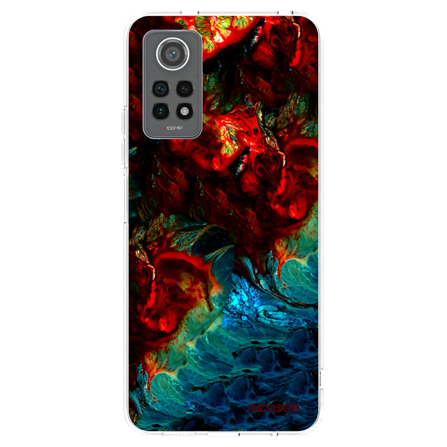 Picasee silikonski prozorni ovitek za Xiaomi Redmi Note 12 Pro 4G - Universe