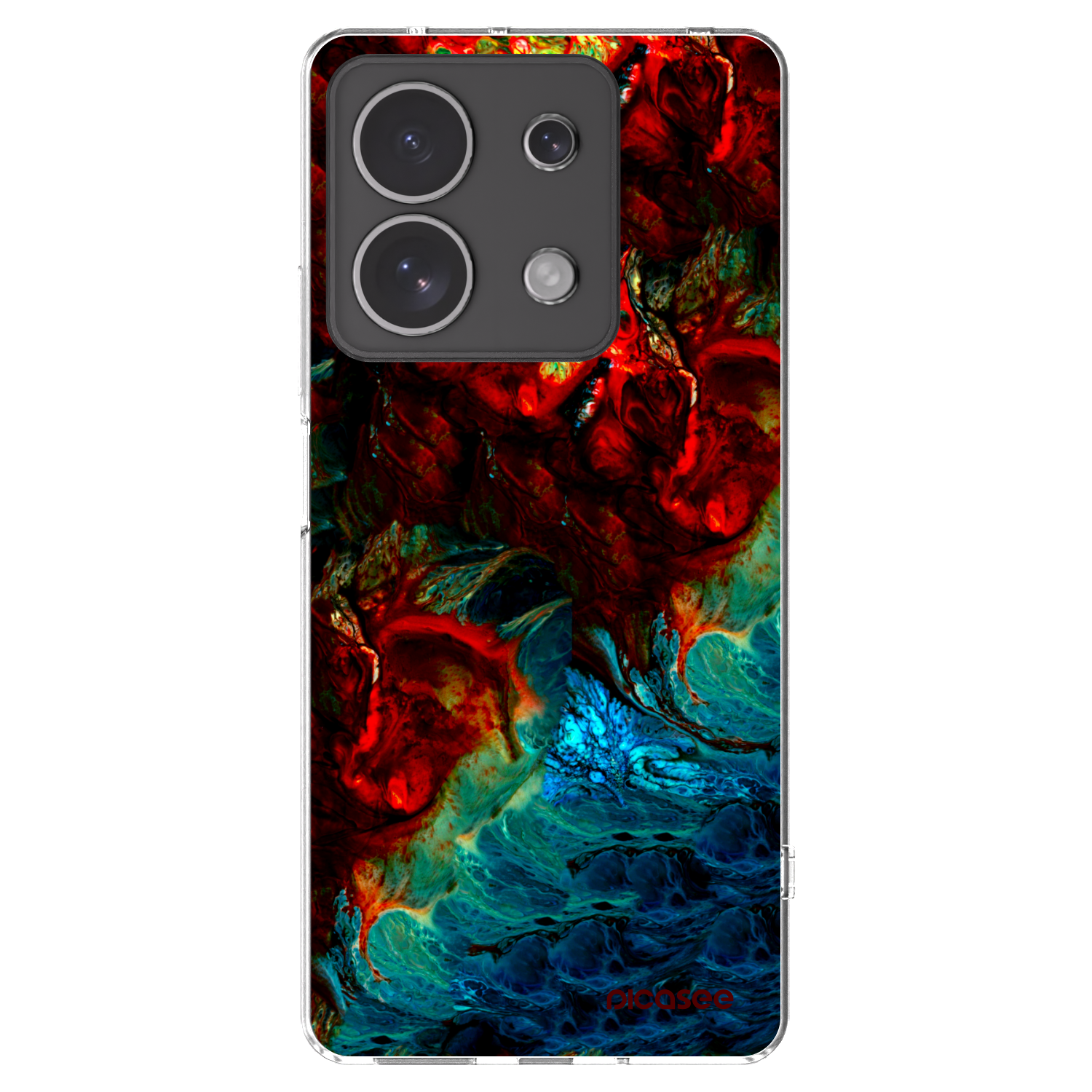 Picasee silikonski prozorni ovitek za Xiaomi Redmi Note 13 4G - Universe