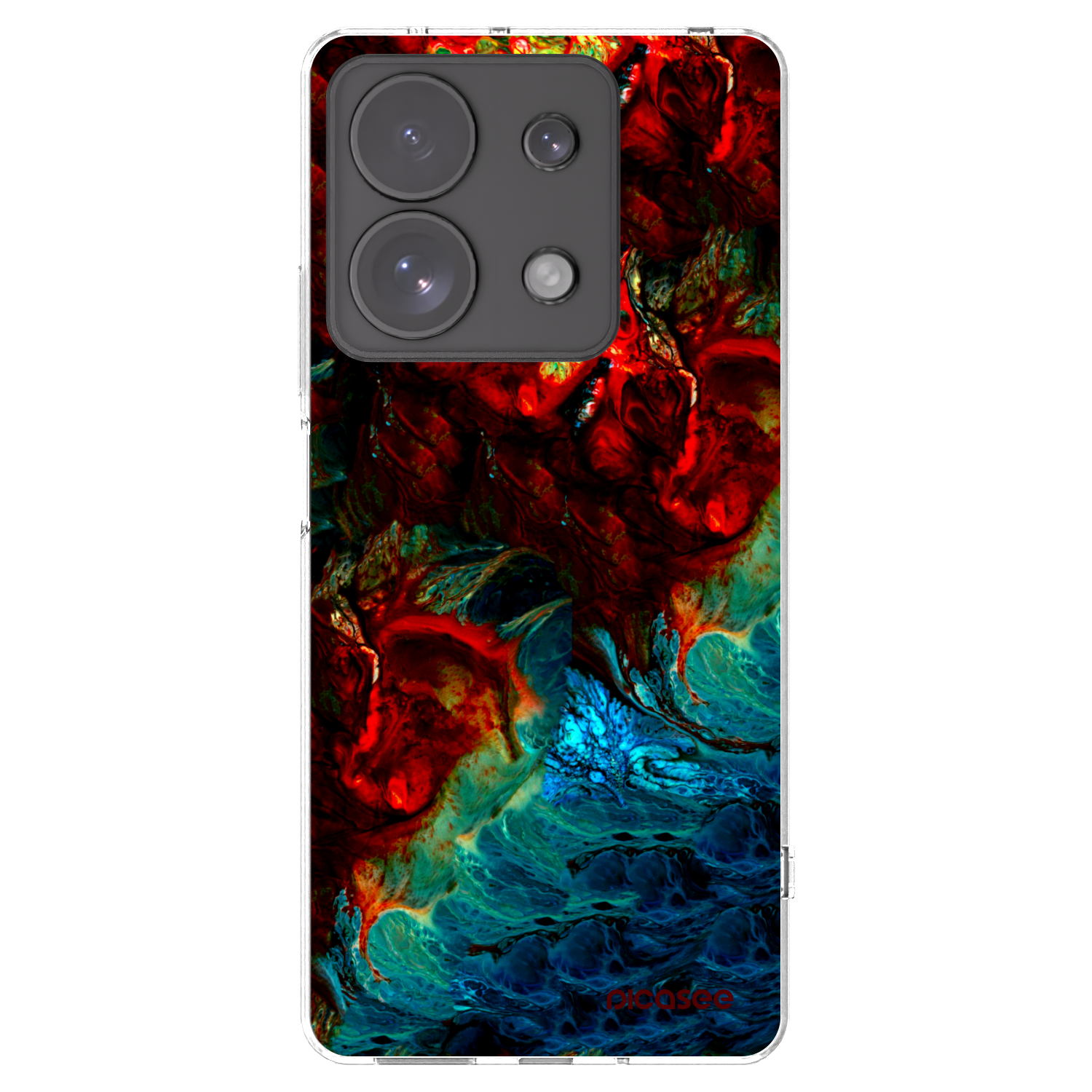 Picasee silikonski prozorni ovitek za Xiaomi Redmi Note 13 Pro 4G - Universe