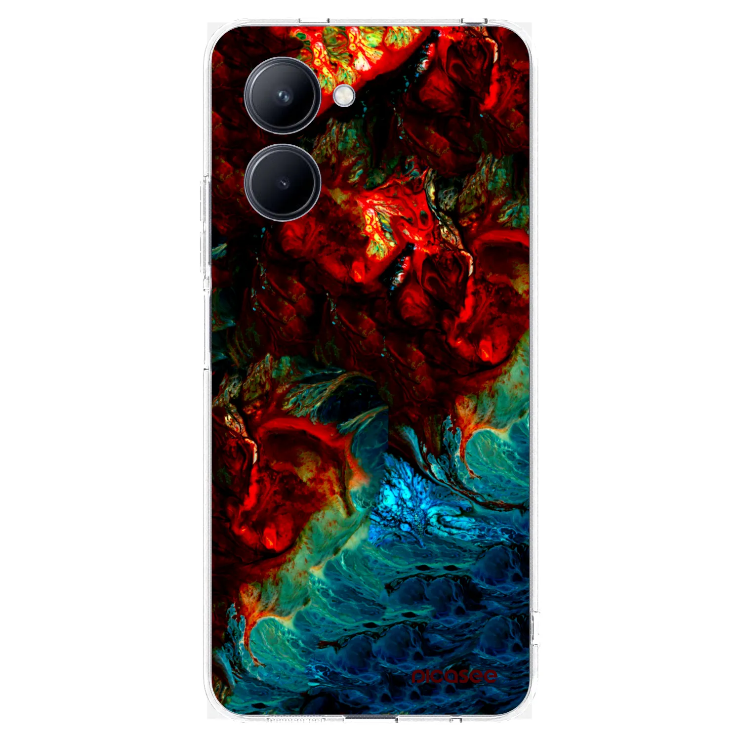 Picasee silikonski prozorni ovitek za Realme C33 (2023) - Universe