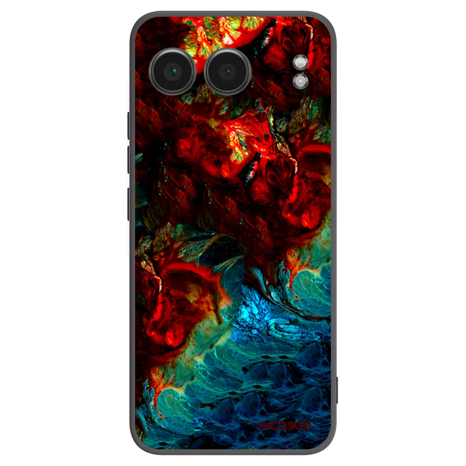 Picasee silikonski črni ovitek za OnePlus Nord 4 - Universe