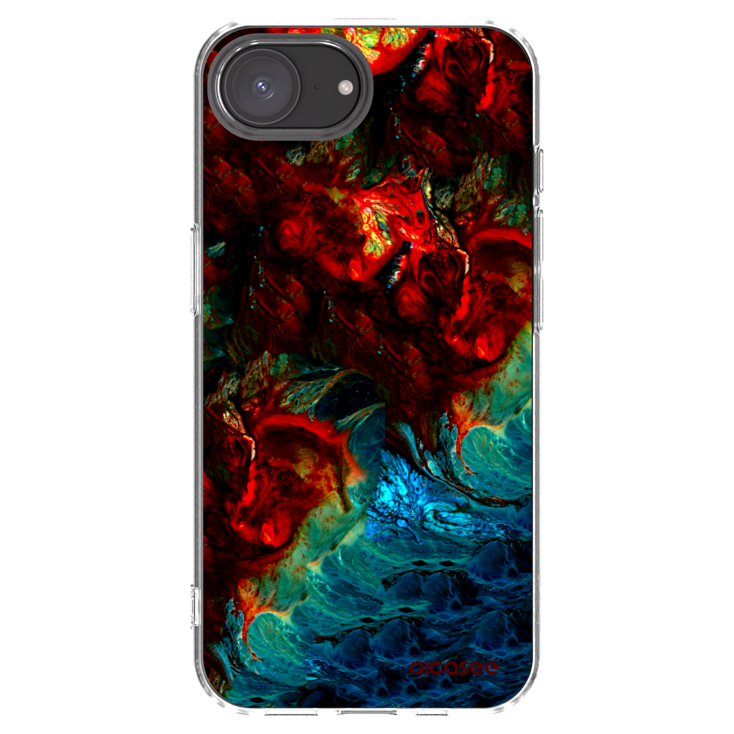 Picasee silikonski prozorni ovitek za Apple iPhone 16e - Universe