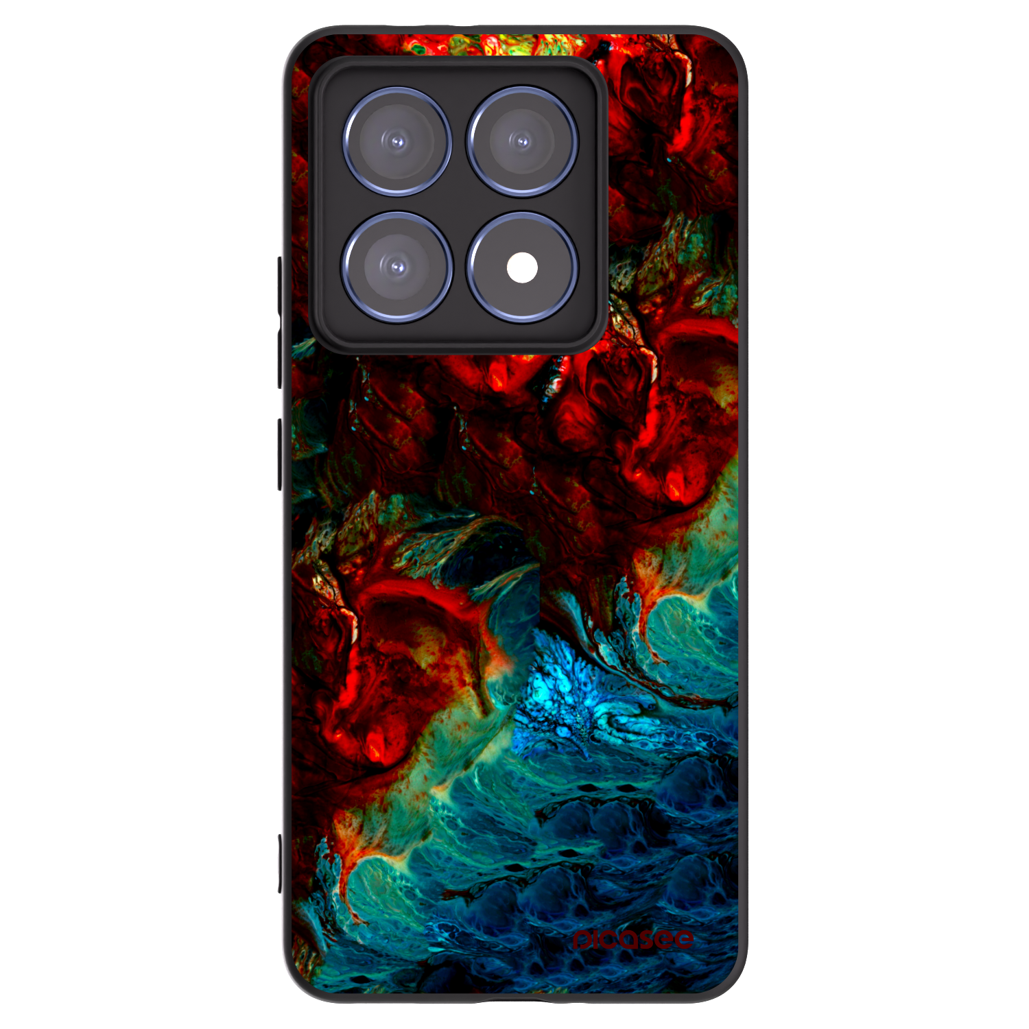 Picasee silikonski črni ovitek za Xiaomi 14T Pro - Universe