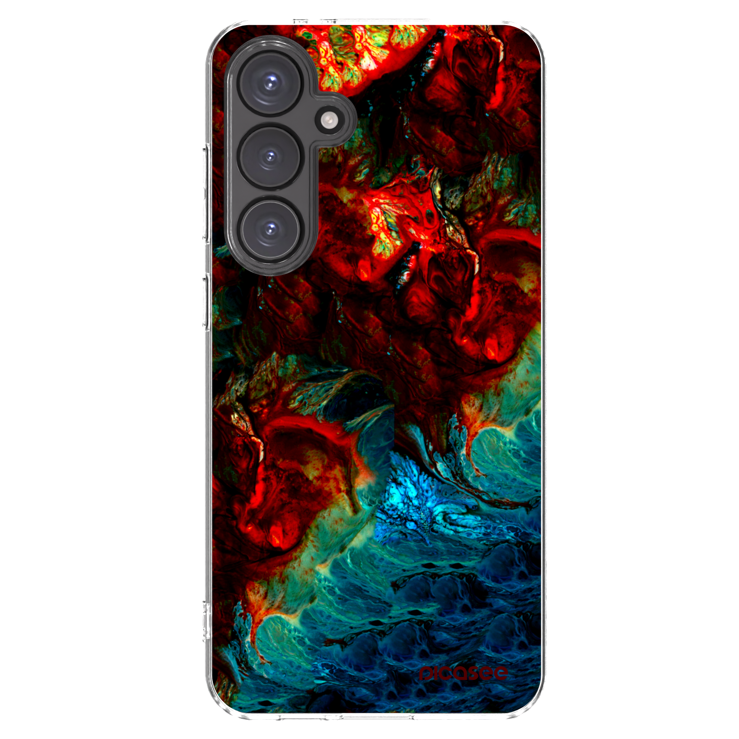 Picasee silikonski prozorni ovitek za Samsung Galaxy S24 FE S721B - Universe