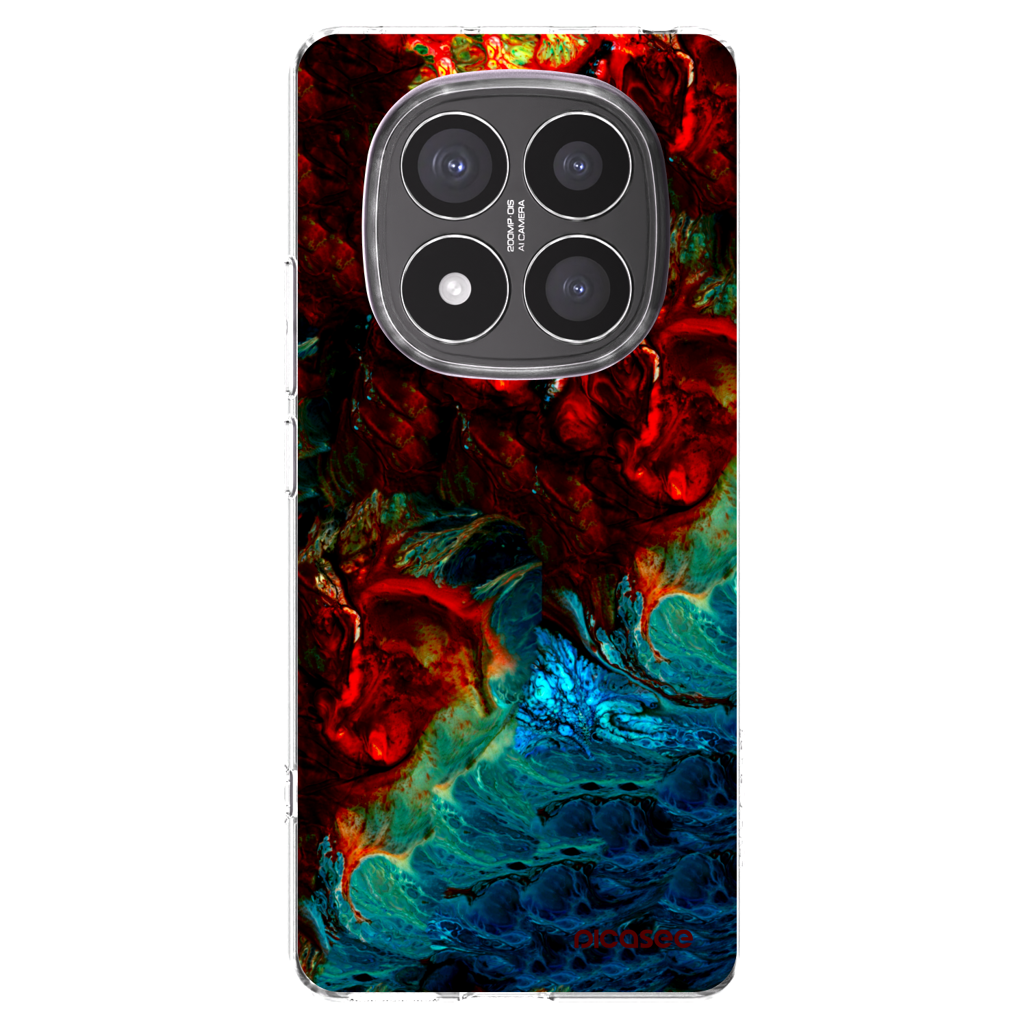 Picasee silikonski prozorni ovitek za Xiaomi Redmi Note 14 Pro+ 5G - Universe