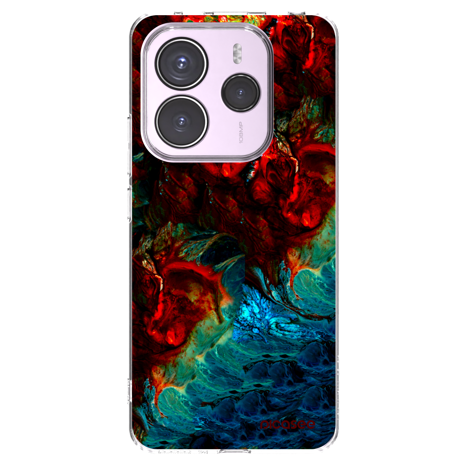Picasee silikonski prozorni ovitek za Xiaomi Redmi Note 14 5G - Universe