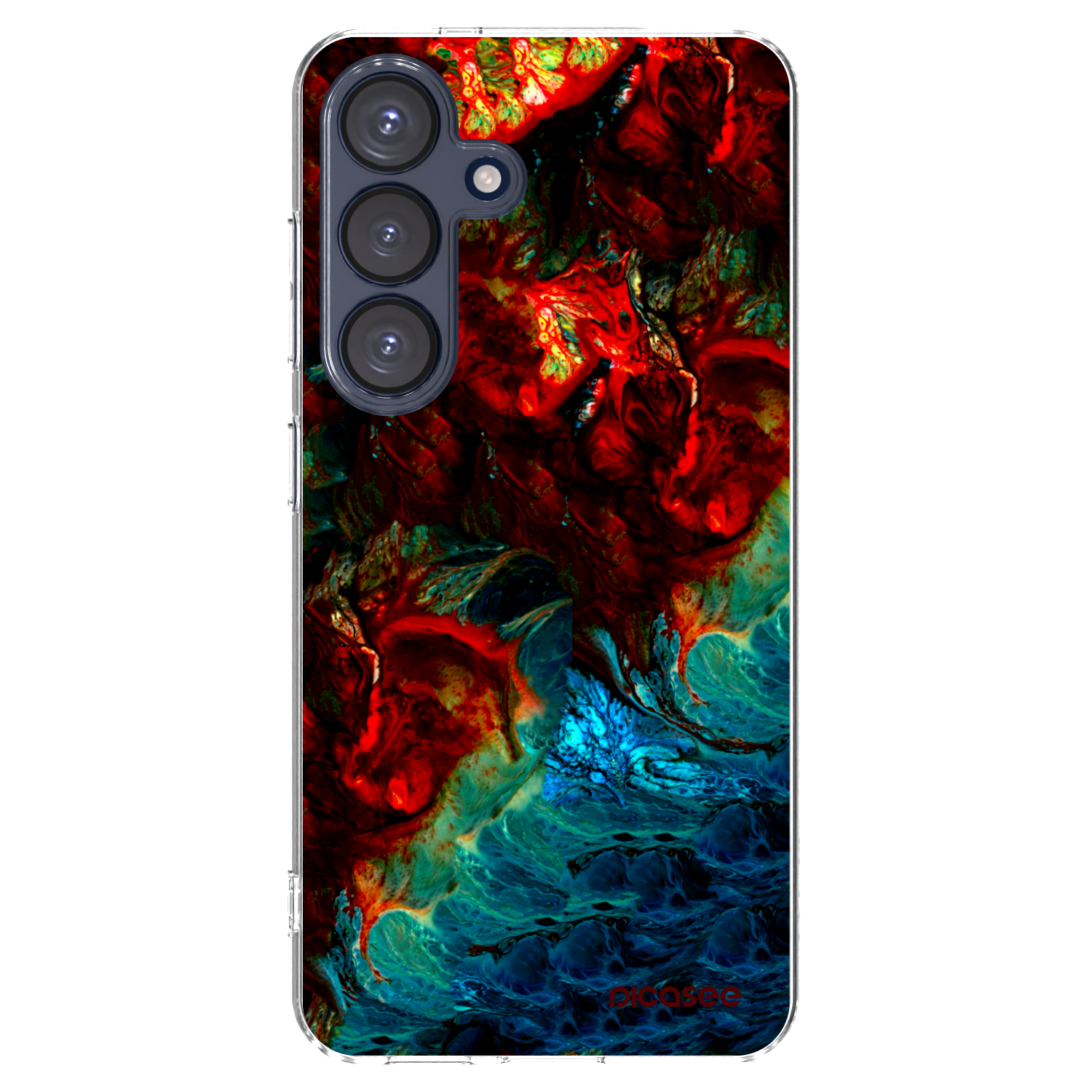 Picasee silikonski prozorni ovitek za Samsung Galaxy S25 5G - Universe