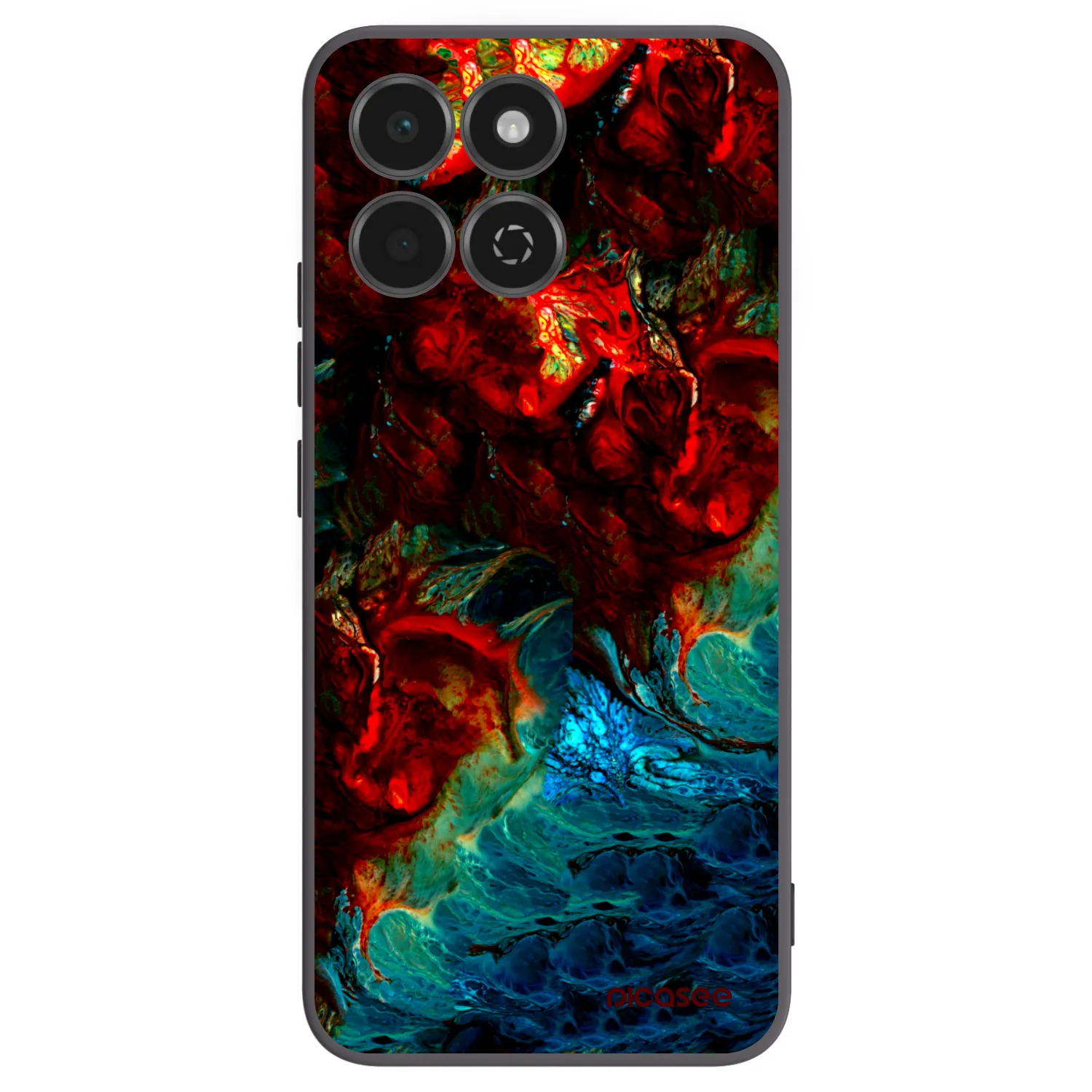 Picasee silikonski črni ovitek za Honor 200 Smart 5G - Universe