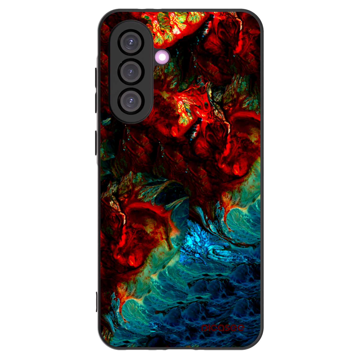 Picasee silikonski črni ovitek za Samsung Galaxy A36 5G - Universe