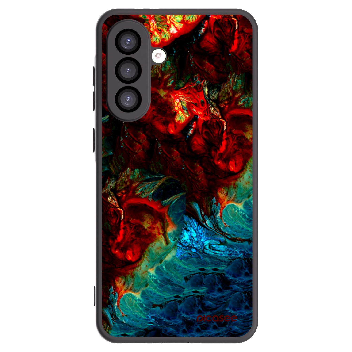Picasee silikonski črni ovitek za Samsung Galaxy A26 5G A266B - Universe