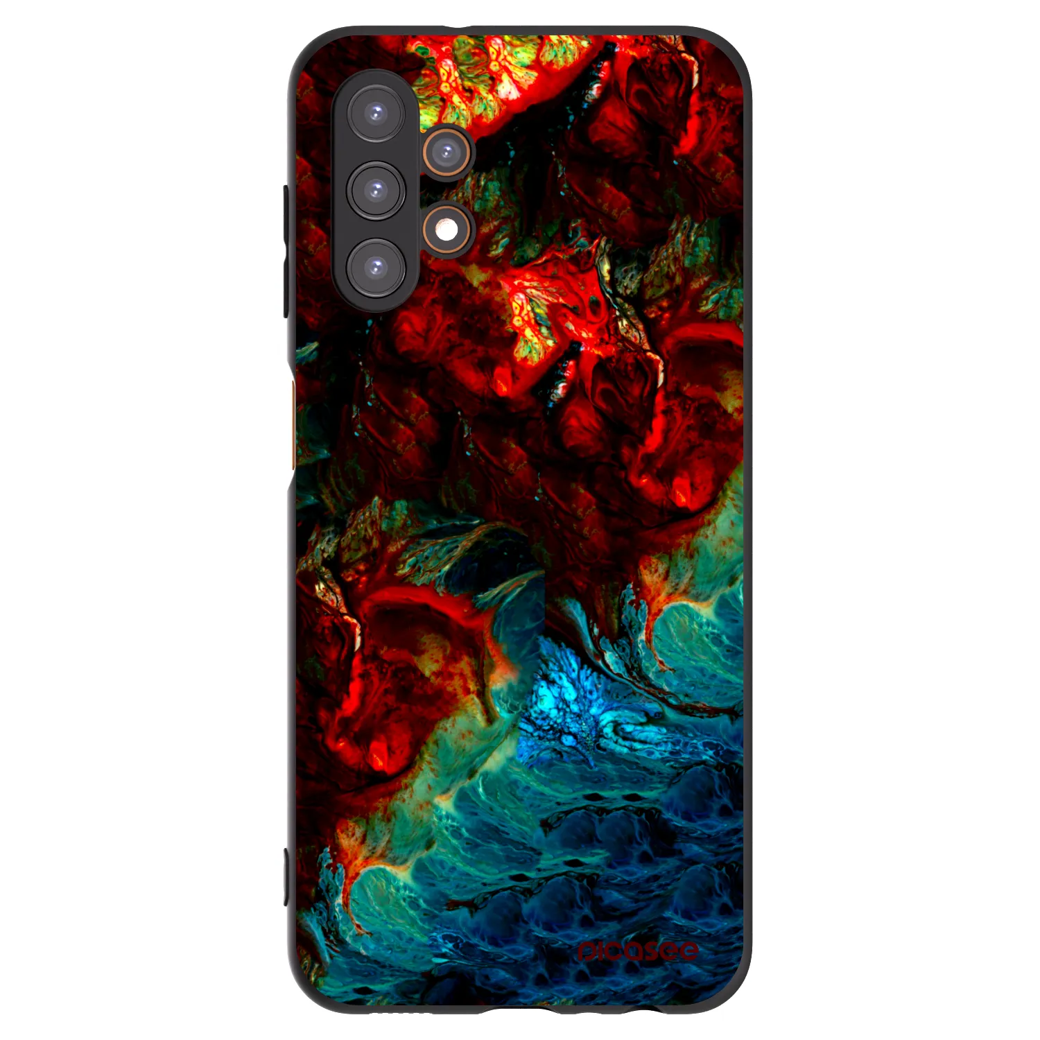 Picasee silikonski črni ovitek za Samsung Galaxy A13 5G - Universe
