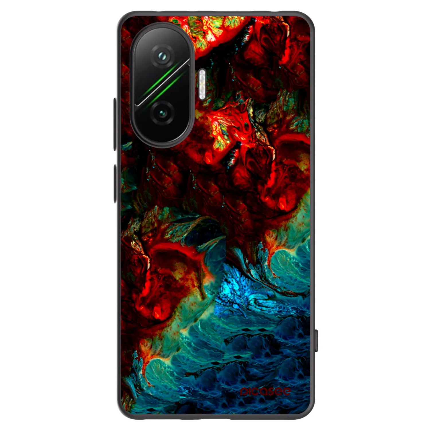 Picasee silikonski črni ovitek za Xiaomi Poco F7 5G - Universe