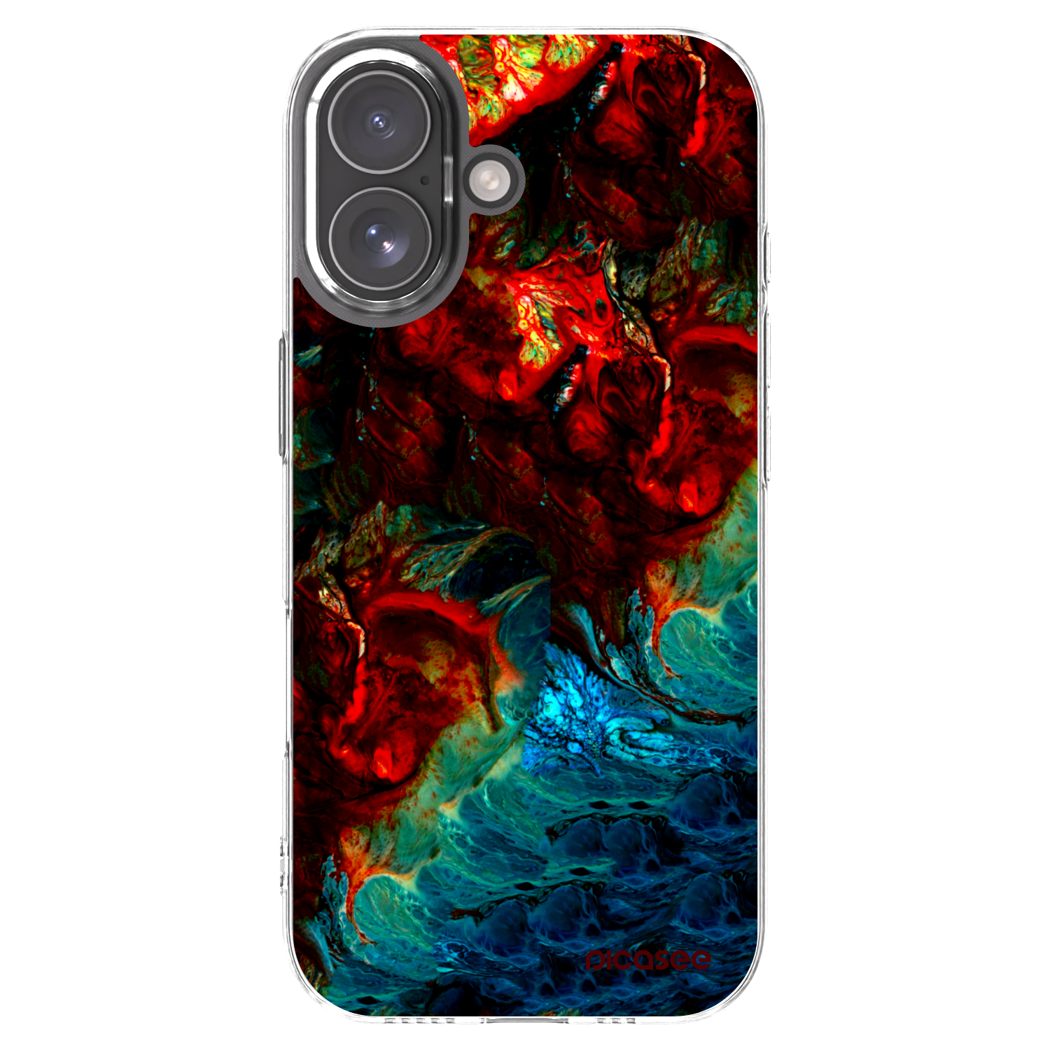 Picasee silikonski prozorni ovitek za Apple iPhone 17 - Universe