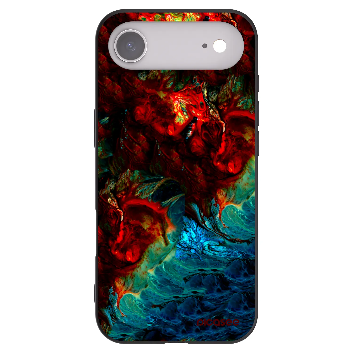 Picasee silikonski črni ovitek za Apple iPhone Air - Universe