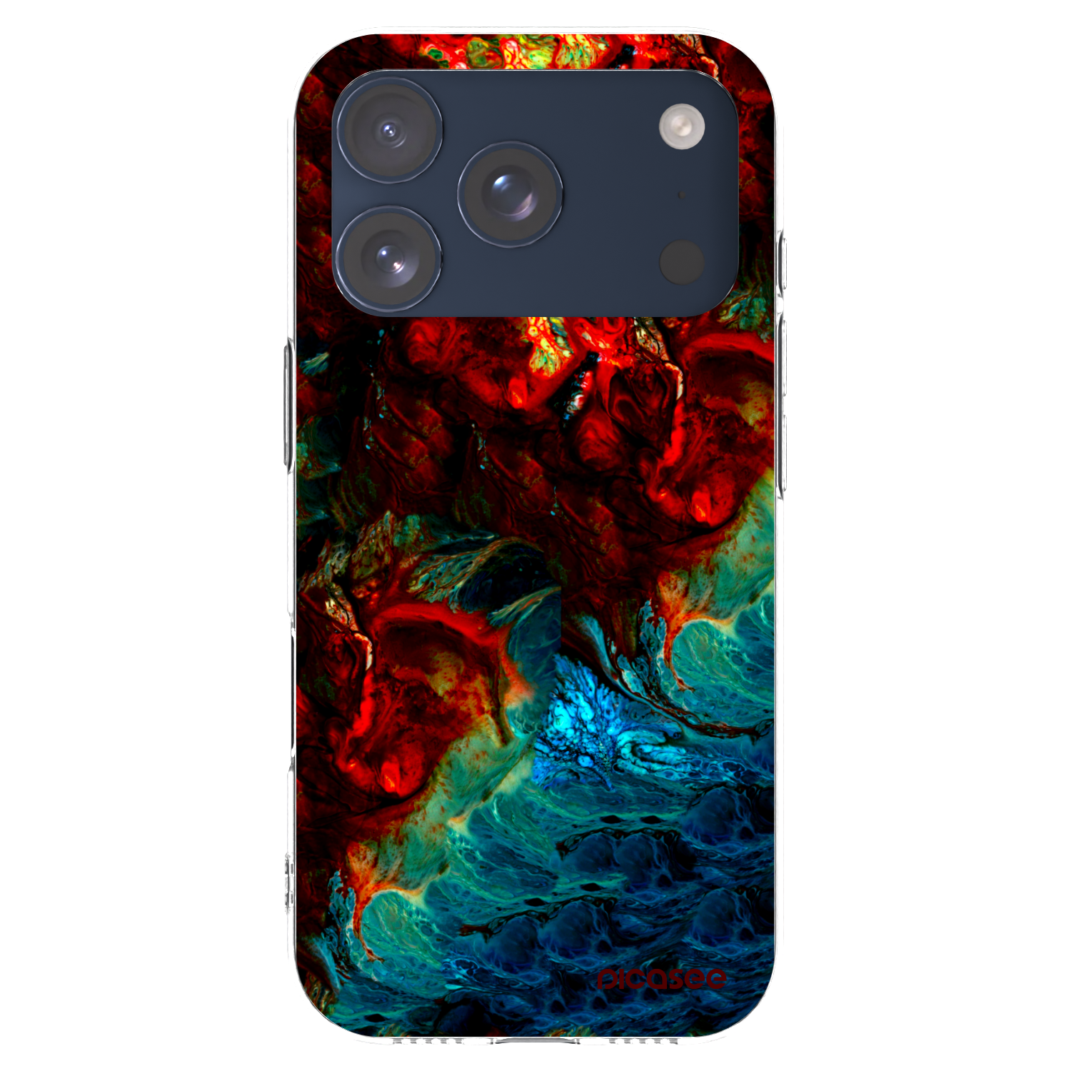 Picasee silikonski prozorni ovitek za Apple iPhone 17 Pro - Universe