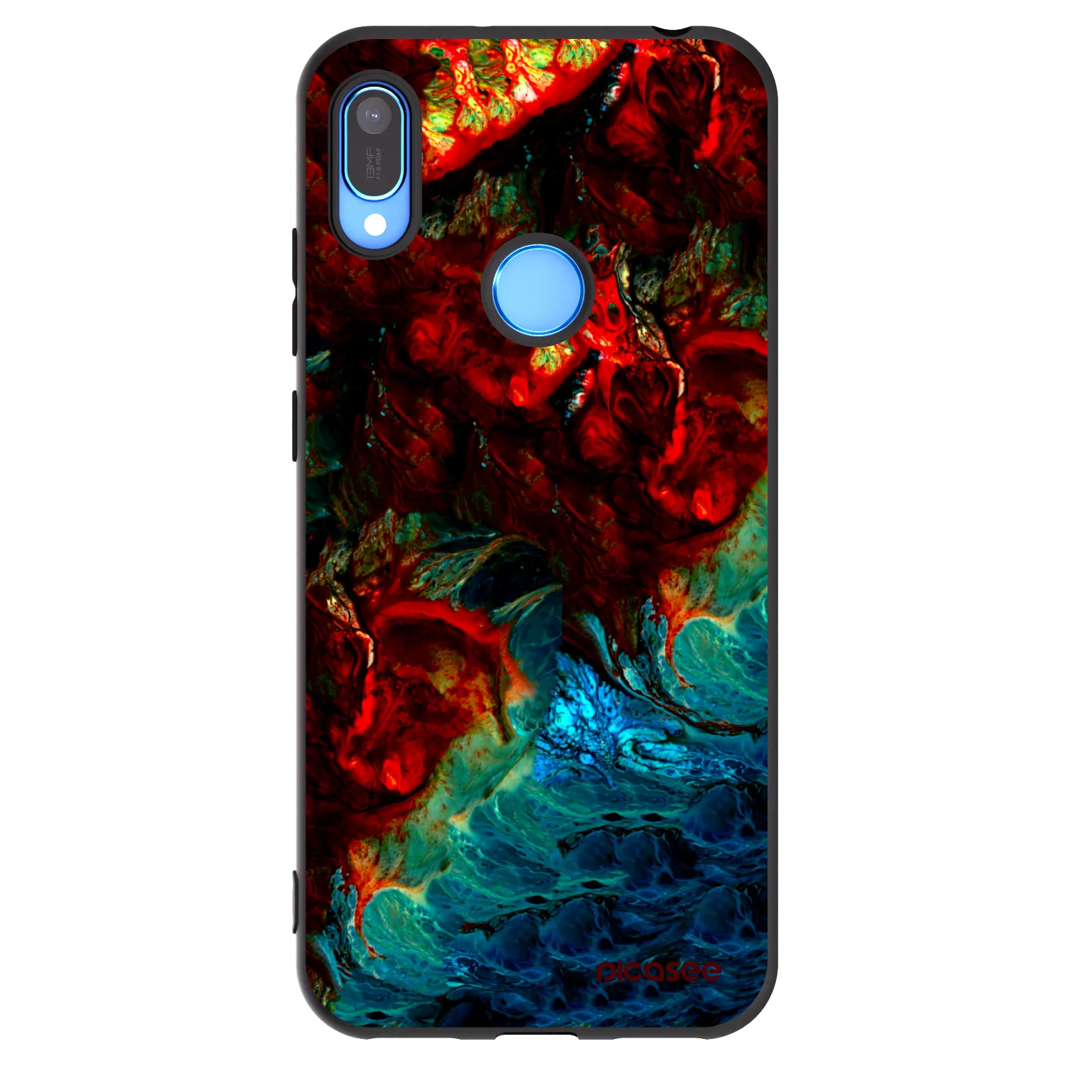 Picasee silikonski črni ovitek za Huawei Y6 2019 - Universe