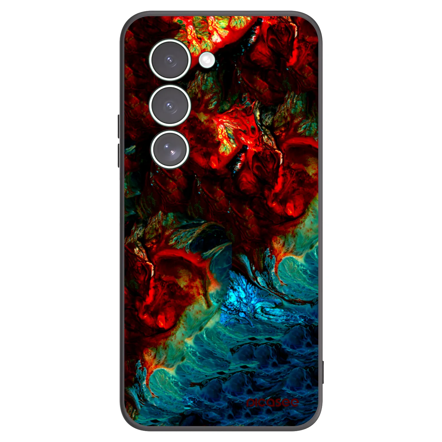 Picasee silikonski črni ovitek za Xiaomi Redmi 15 5G - Universe