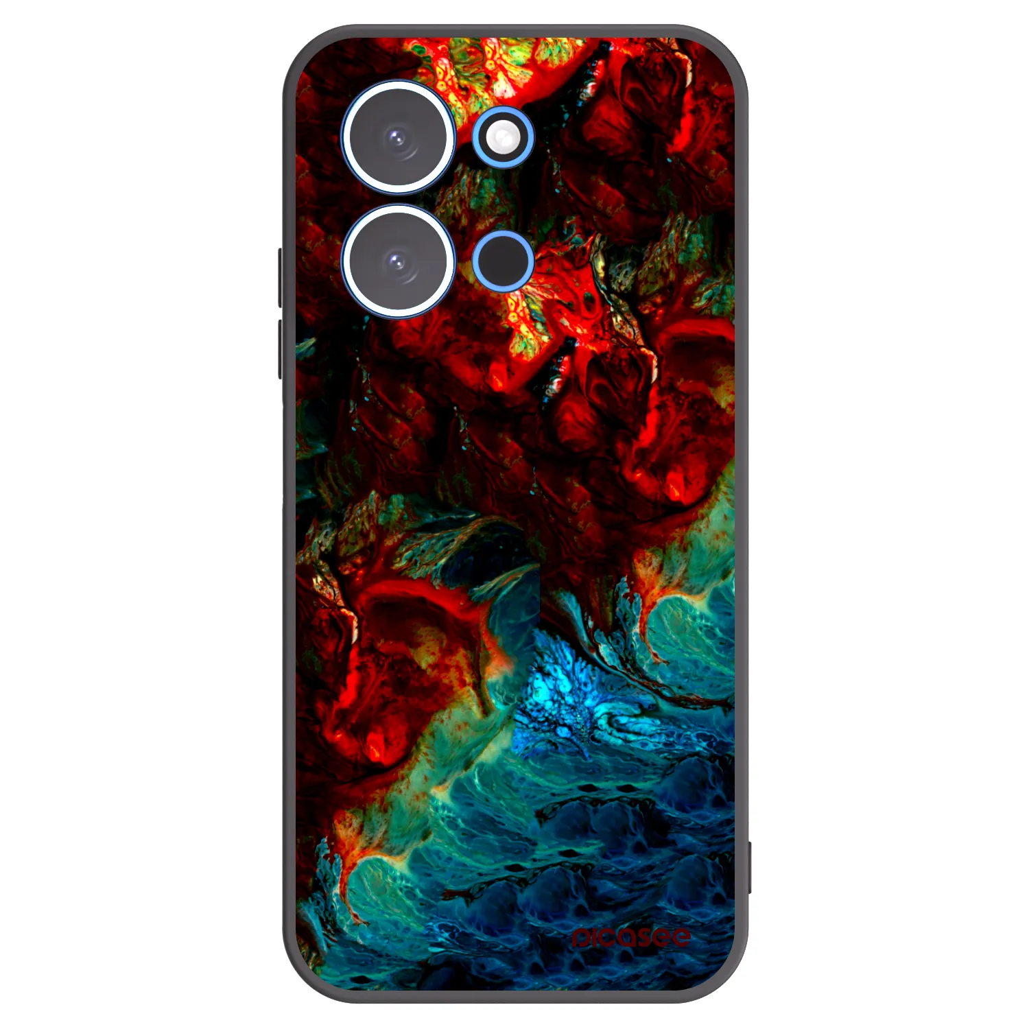 Picasee silikonski črni ovitek za Xiaomi Redmi 15C 4G - Universe
