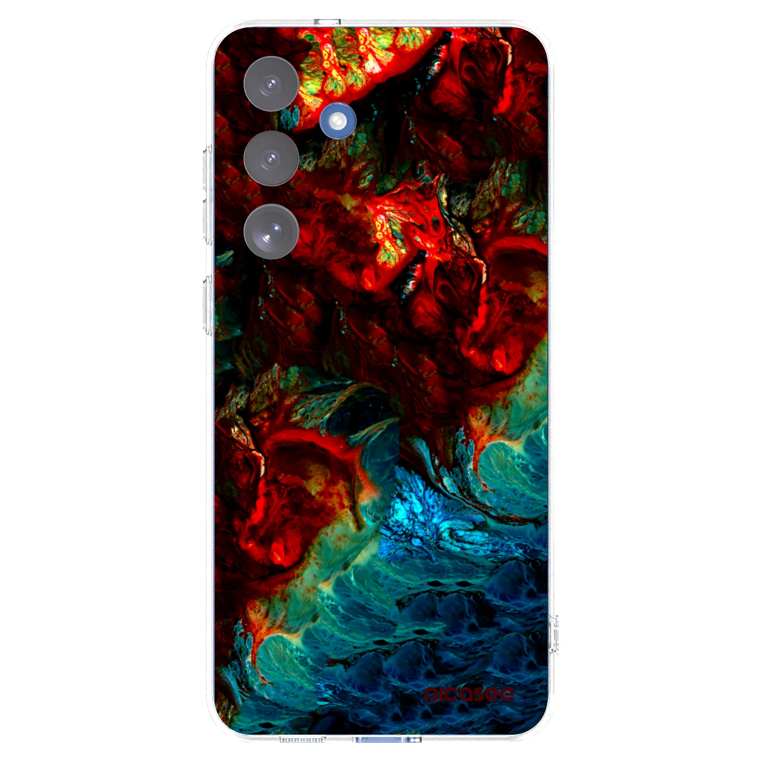 Picasee silikonski prozorni ovitek za Samsung Galaxy S25 FE 5G - Universe