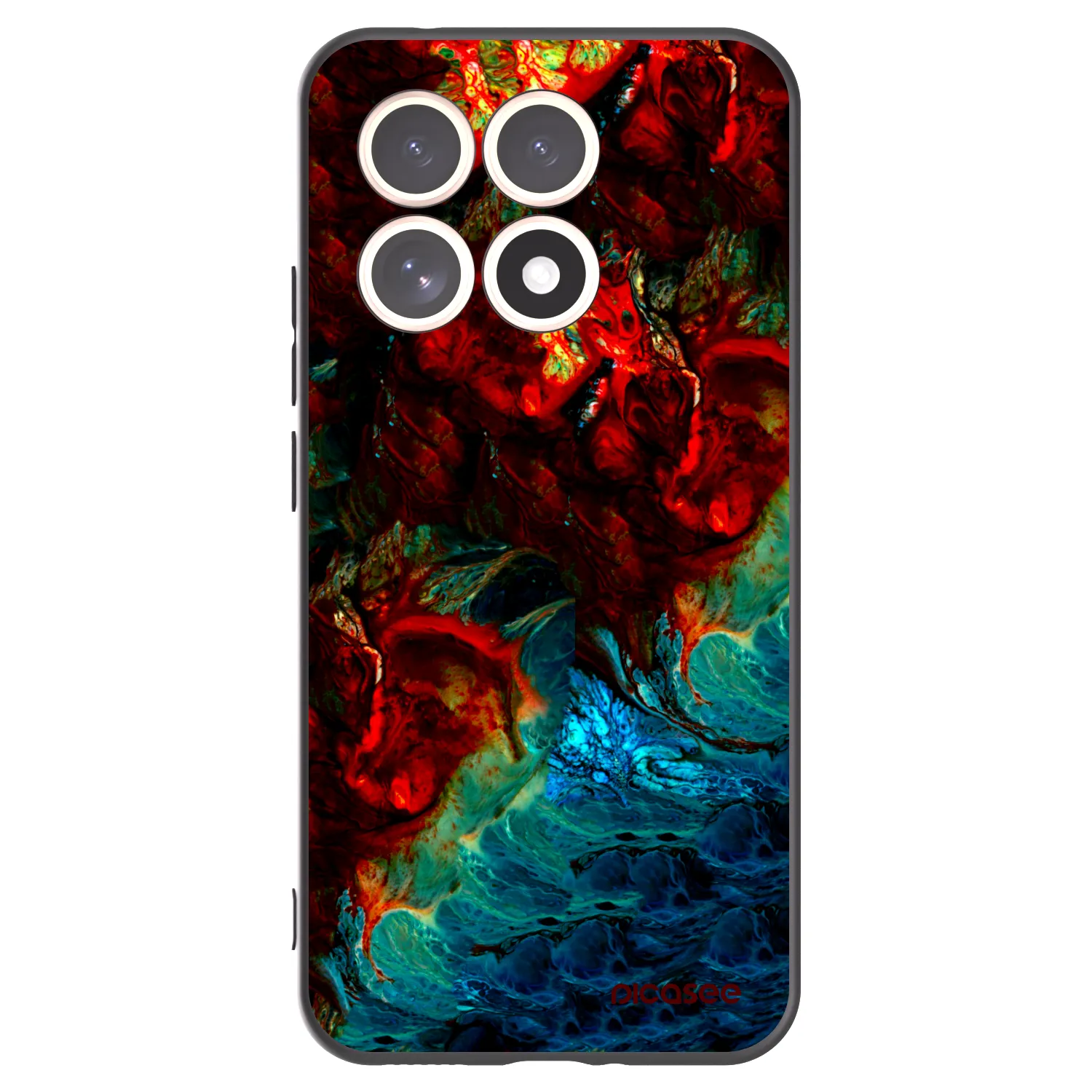 Picasee silikonski črni ovitek za Xiaomi 15T - Universe