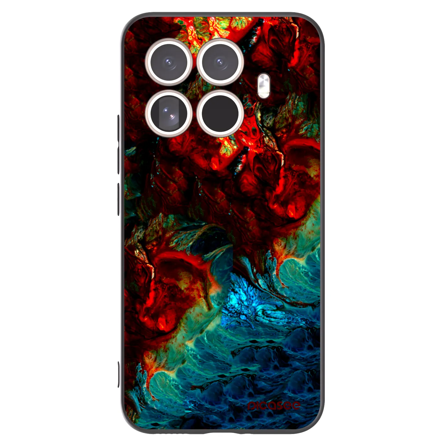 Picasee silikonski črni ovitek za Xiaomi 15T Pro - Universe