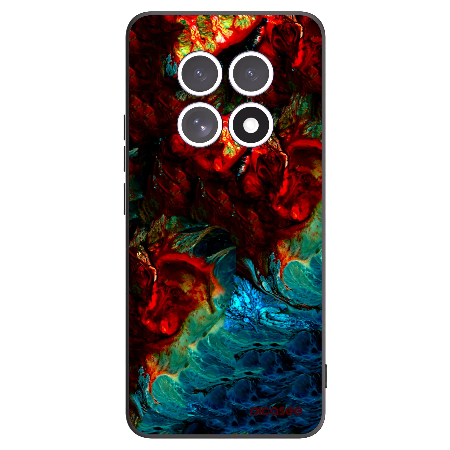 Picasee silikonski črni ovitek za Xiaomi Redmi Note 15 - Universe