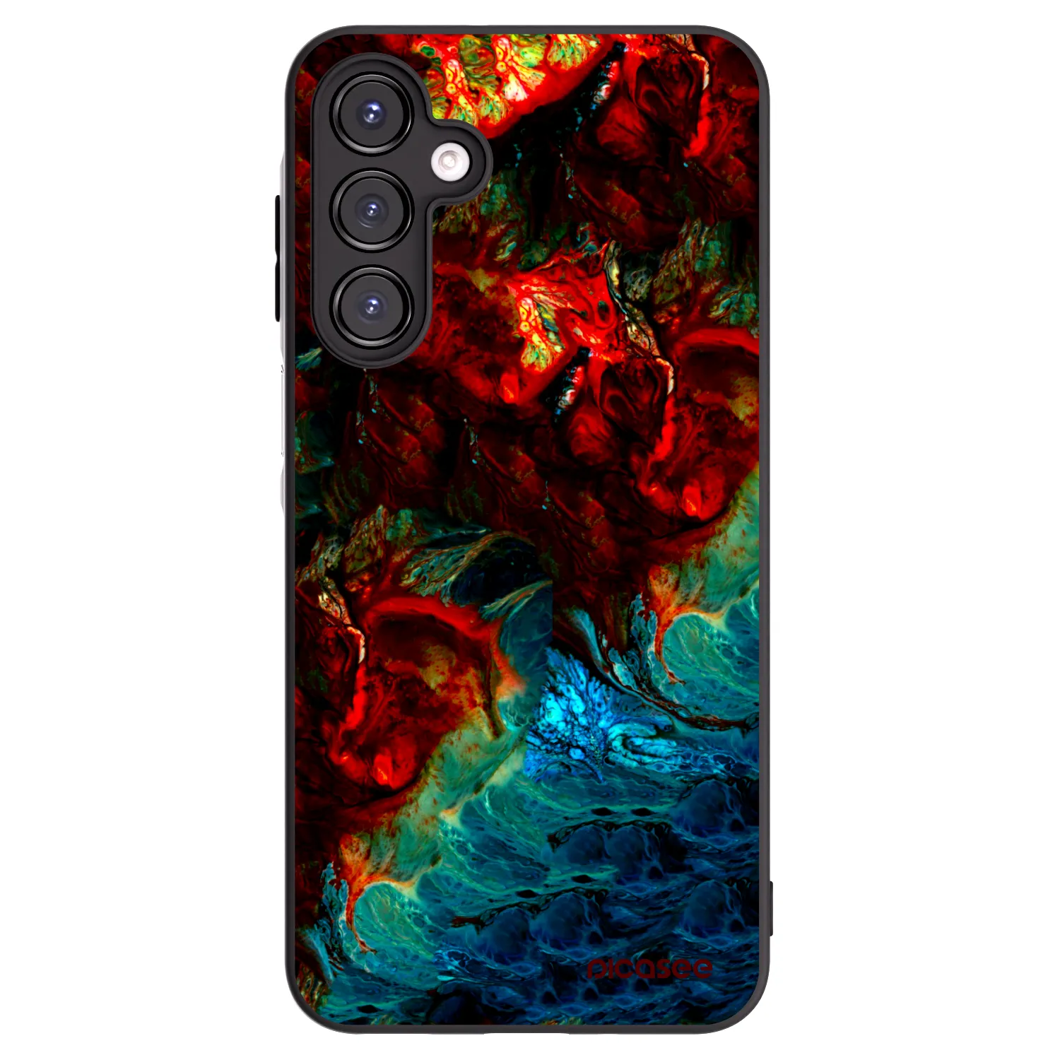 Picasee silikonski črni ovitek za Samsung Galaxy A16 4G - Universe