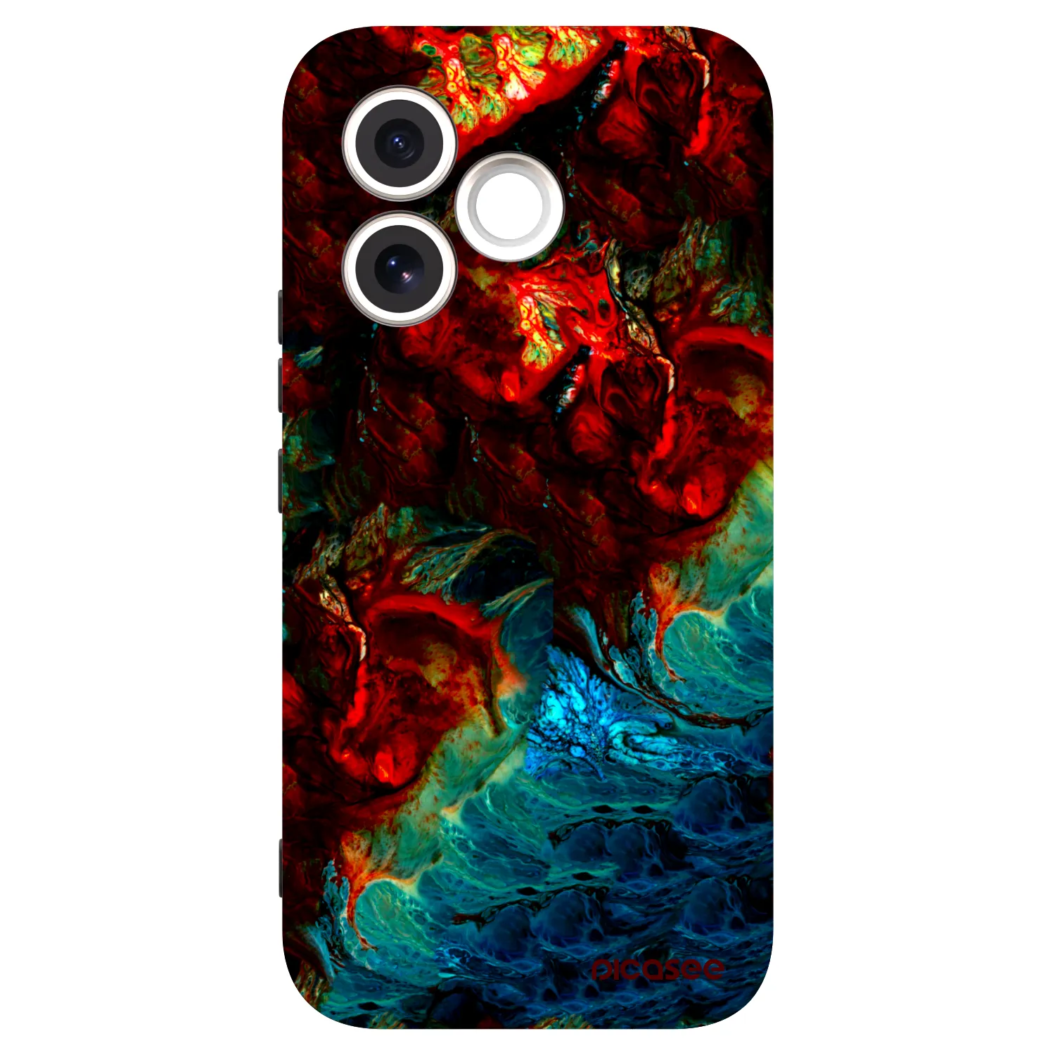 Picasee silikonski črni ovitek za Honor 600 Lite - Universe