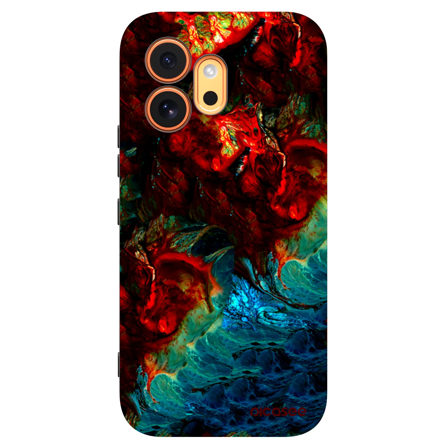 Picasee silikonski črni ovitek za Honor 600 - Universe