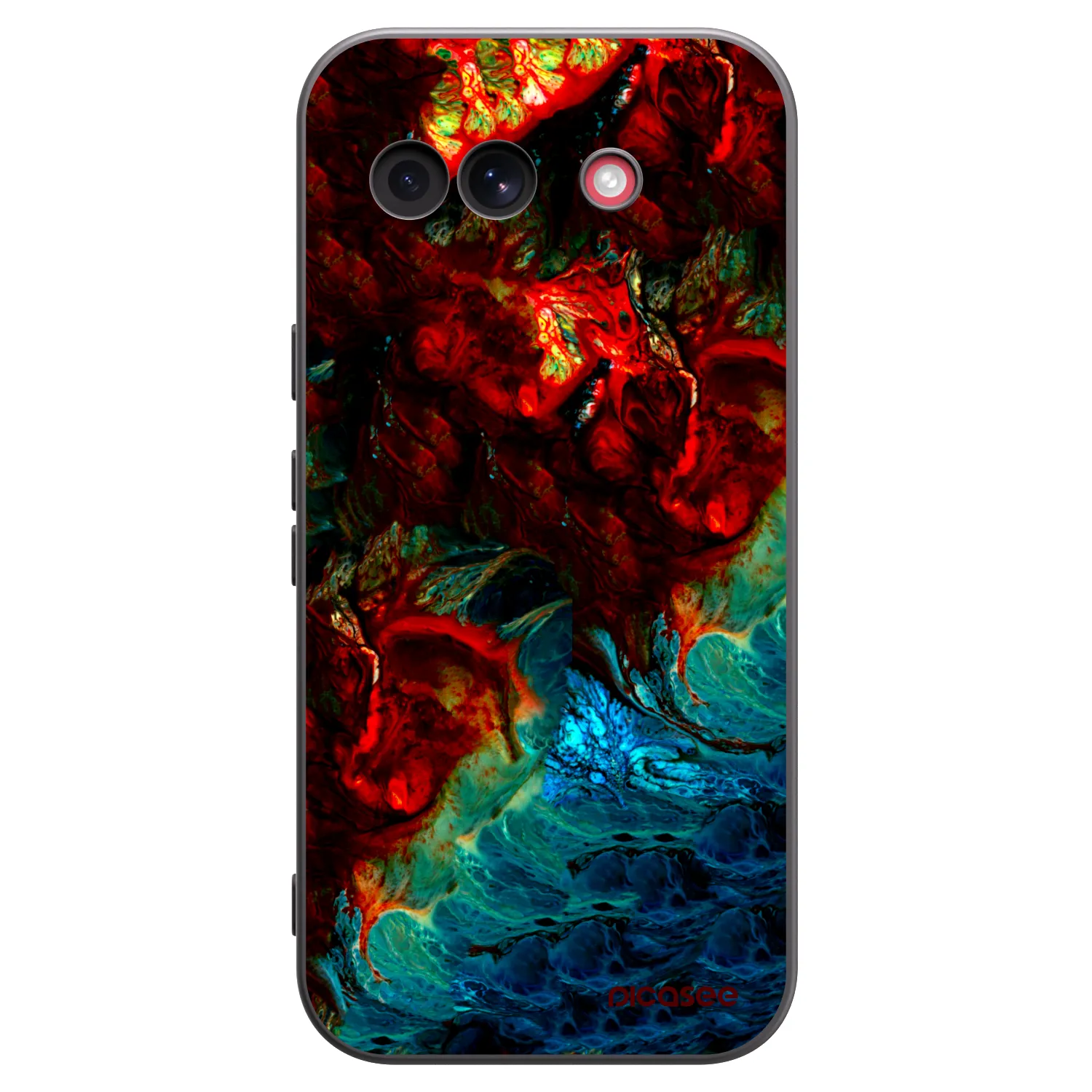 Picasee silikonski črni ovitek za Google Pixel 10a - Universe