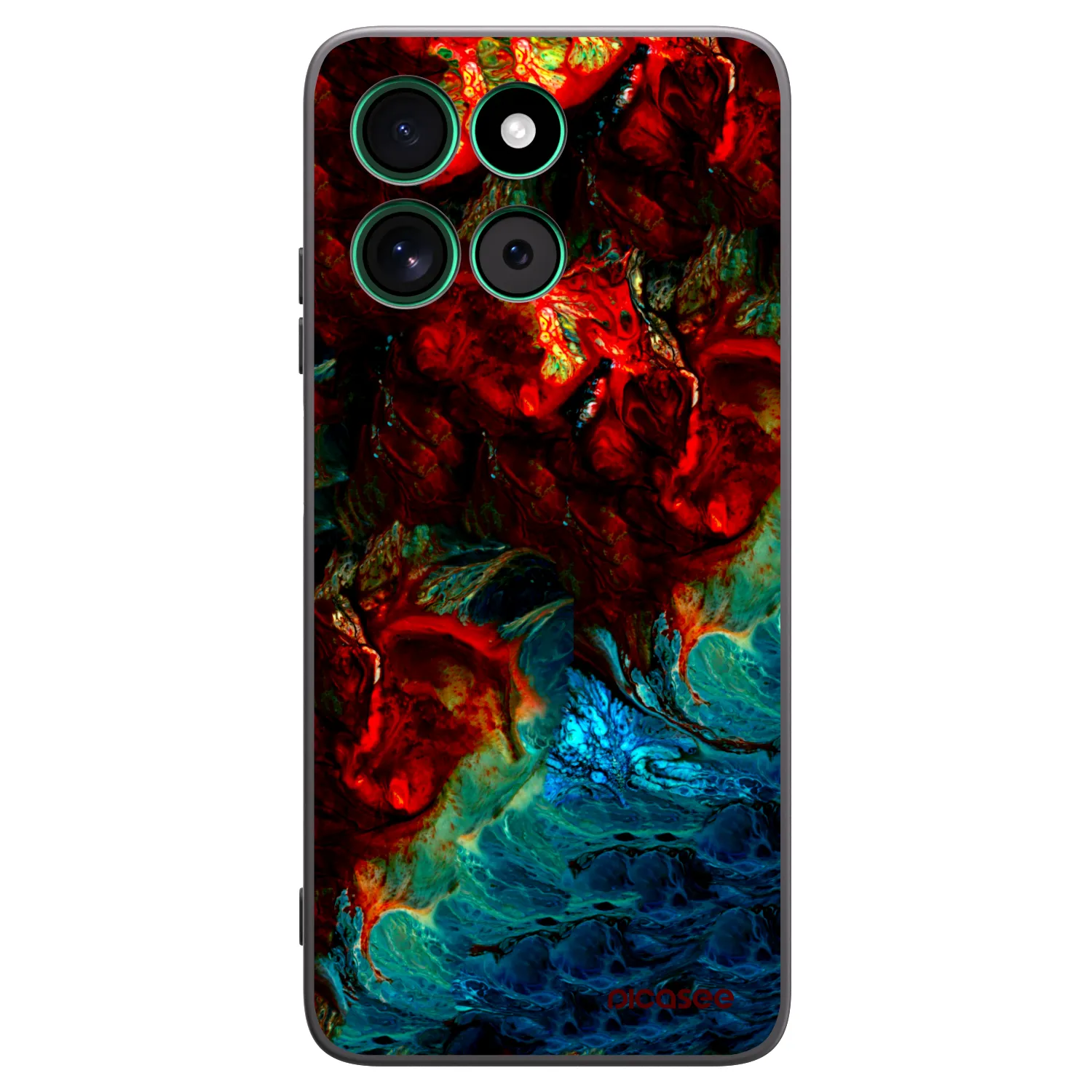 Picasee silikonski črni ovitek za Motorola Moto G57 Power - Universe