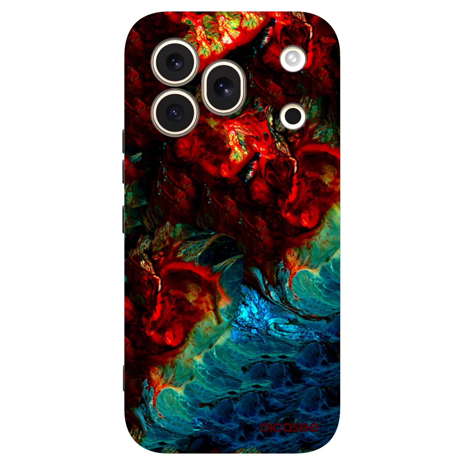 Picasee silikonski črni ovitek za Honor 600 Pro - Universe