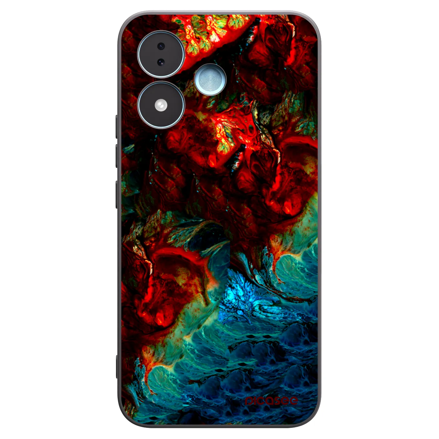 Picasee silikonski črni ovitek za Xiaomi Redmi Note 17 5G - Universe