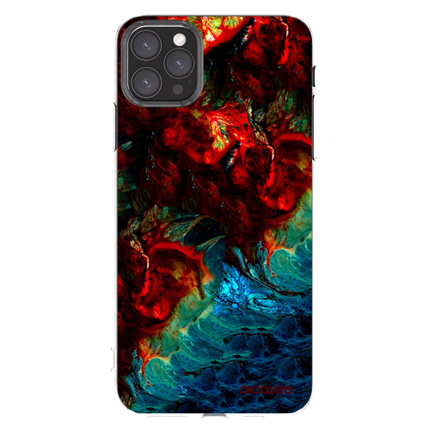 Picasee silikonski prozorni ovitek za Apple iPhone 11 Pro Max - Universe