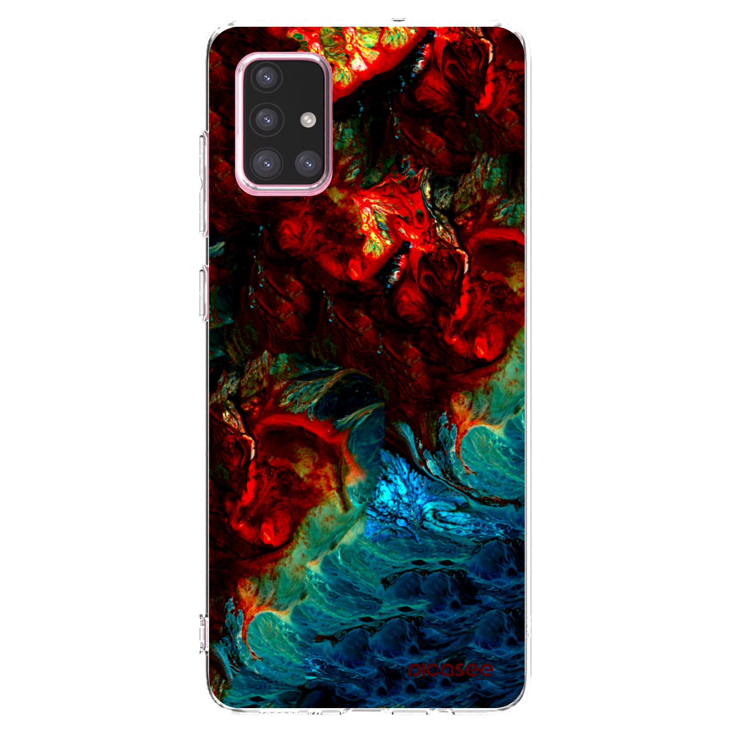 Picasee silikonski prozorni ovitek za Samsung Galaxy A71 A715F - Universe