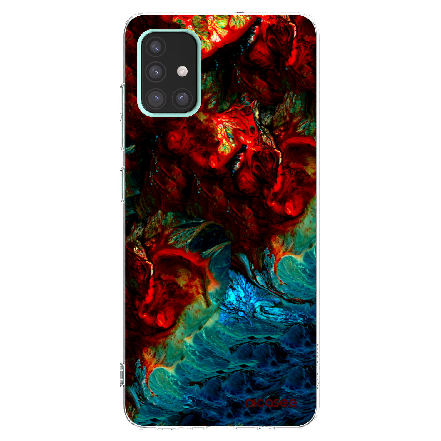Picasee silikonski prozorni ovitek za Samsung Galaxy A51 A515F - Universe