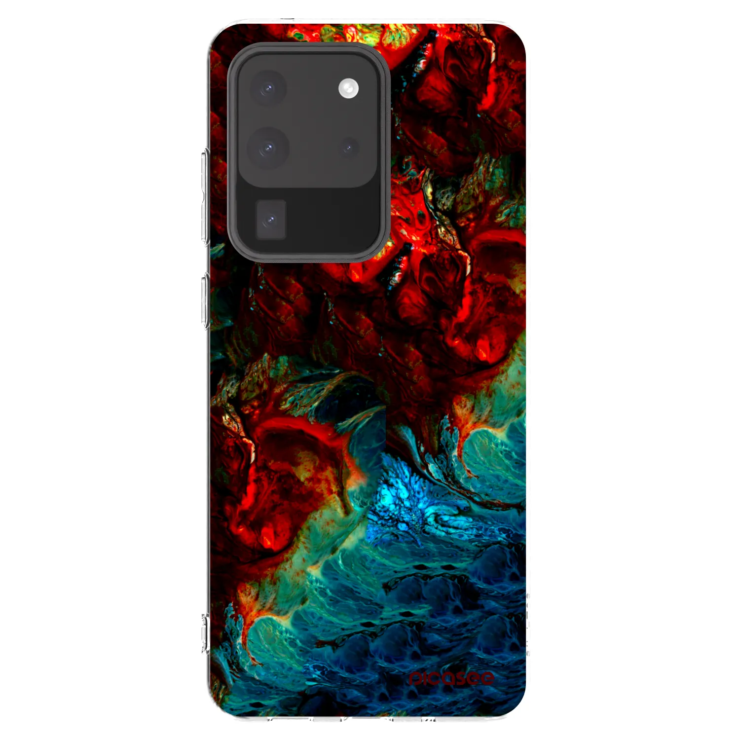 Picasee silikonski prozorni ovitek za Samsung Galaxy S20 Ultra 5G G988F - Universe