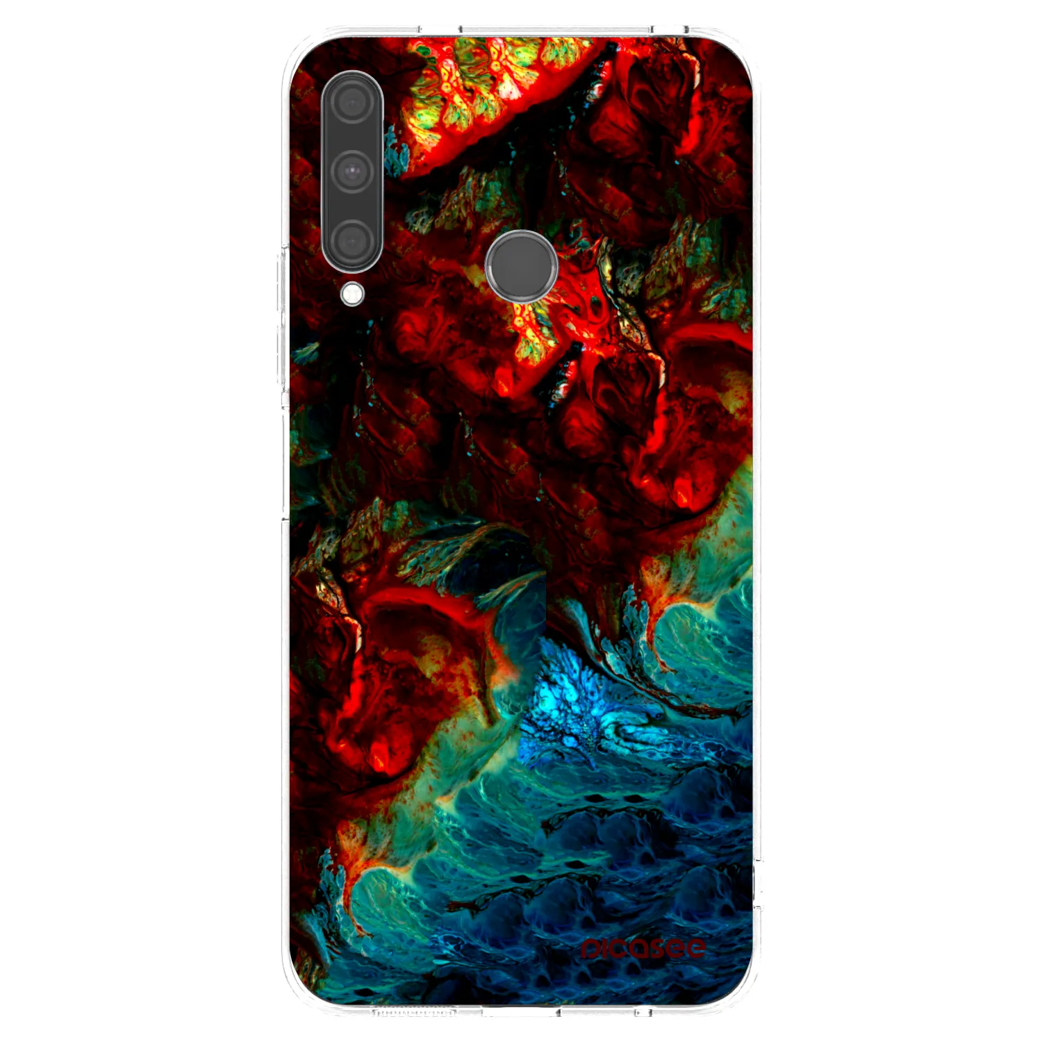 Picasee silikonski prozorni ovitek za Huawei P40 Lite E - Universe