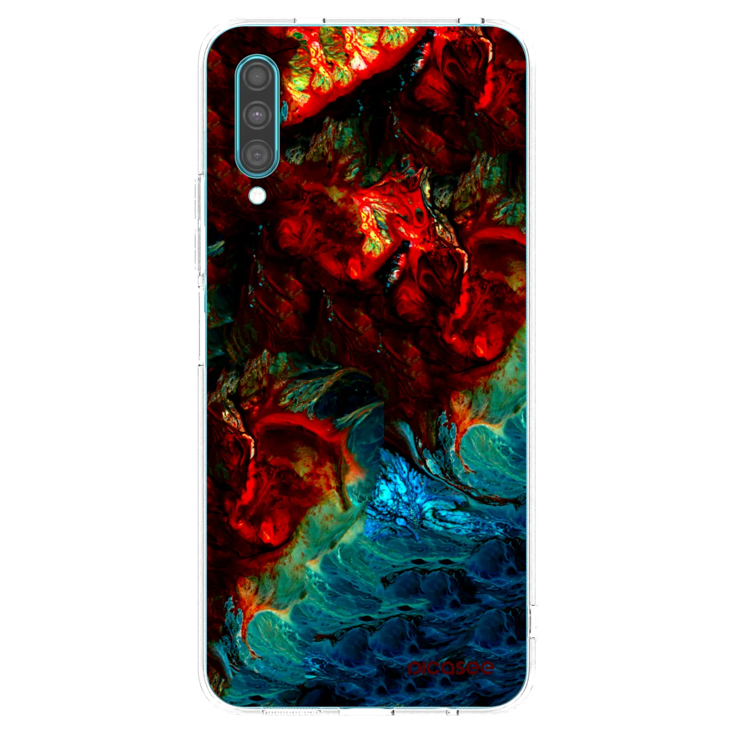 Picasee silikonski prozorni ovitek za Samsung Galaxy A30s A307F - Universe