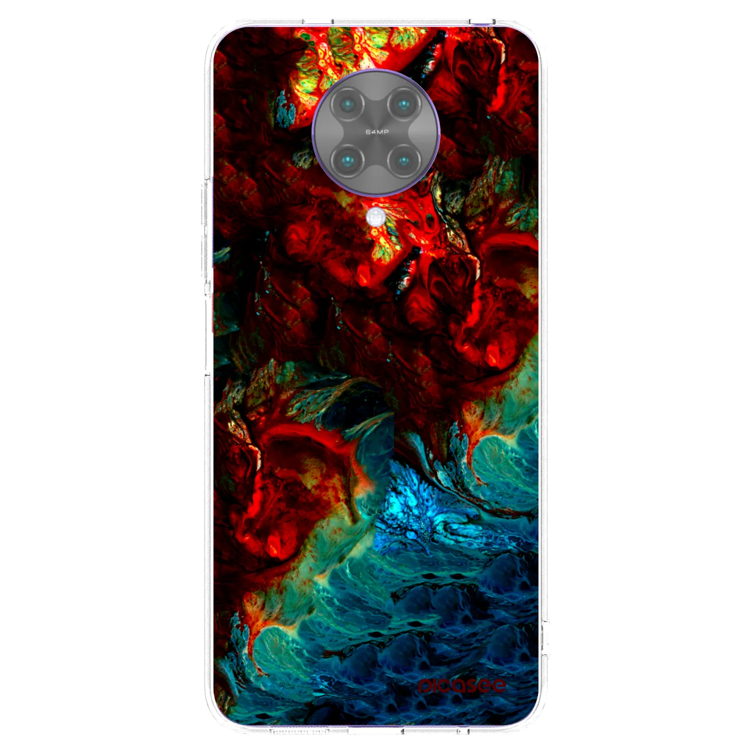 Picasee silikonski prozorni ovitek za Xiaomi Poco F2 Pro - Universe