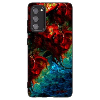 Picasee silikonski črni ovitek za Samsung Galaxy S20 FE - Universe