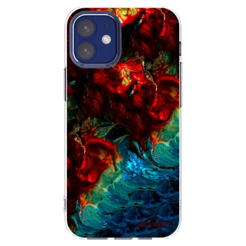 Picasee silikonski prozorni ovitek za Apple iPhone 12 mini - Universe