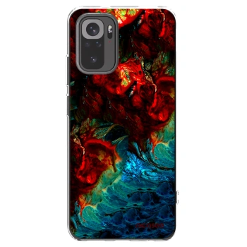 Picasee silikonski prozorni ovitek za Xiaomi Redmi Note 10 - Universe