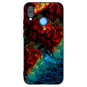 Picasee silikonski črni ovitek za Huawei P20 Lite - Universe
