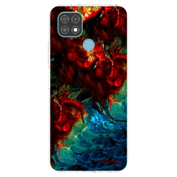 Picasee silikonski prozorni ovitek za Realme C21 - Universe